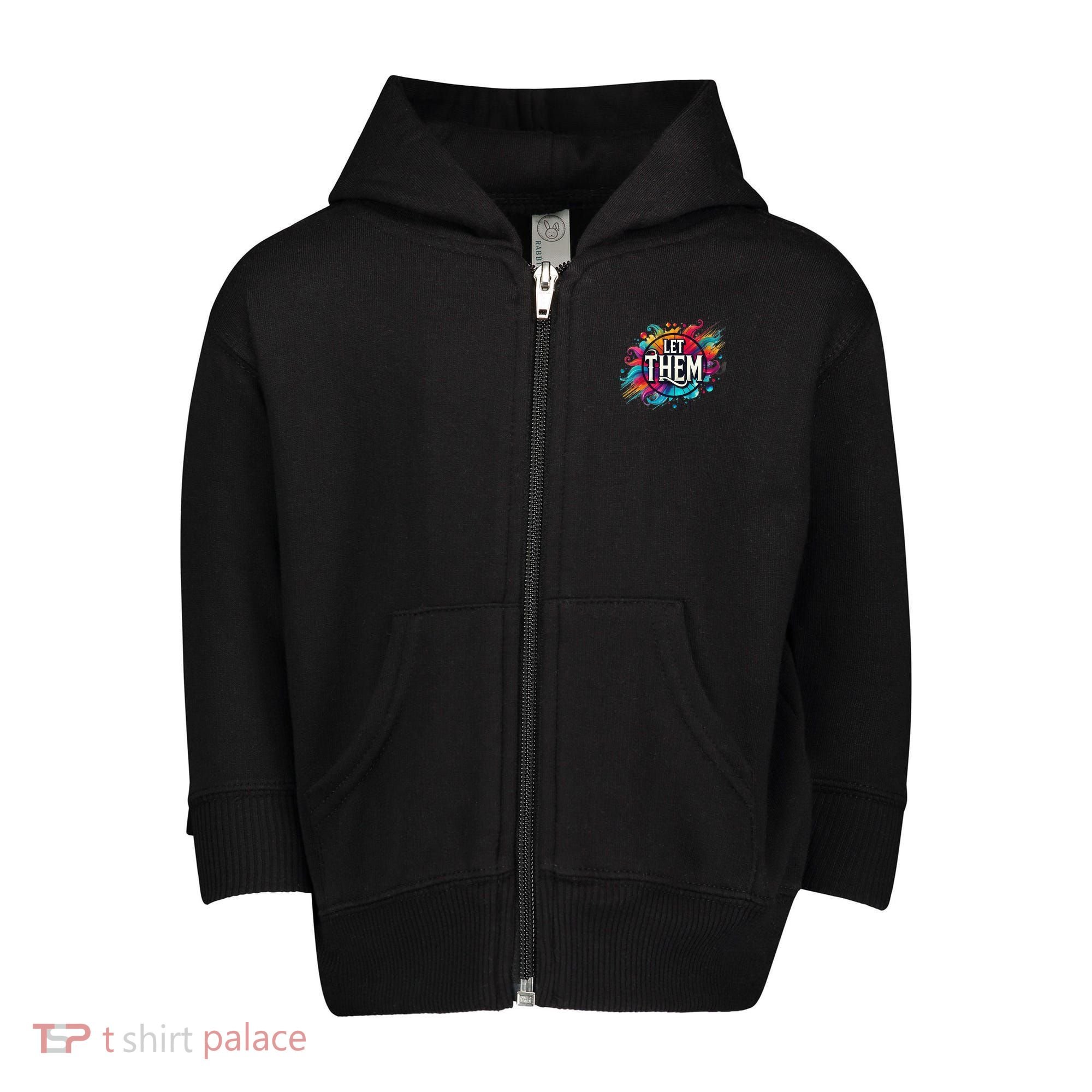 Let Them Toddler Zip Fleece Hoodie