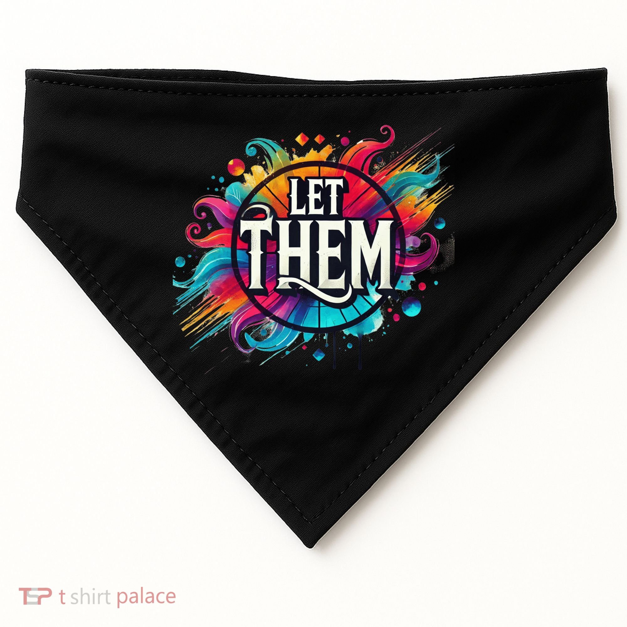 Let Them USA-Made Doggie Bandana