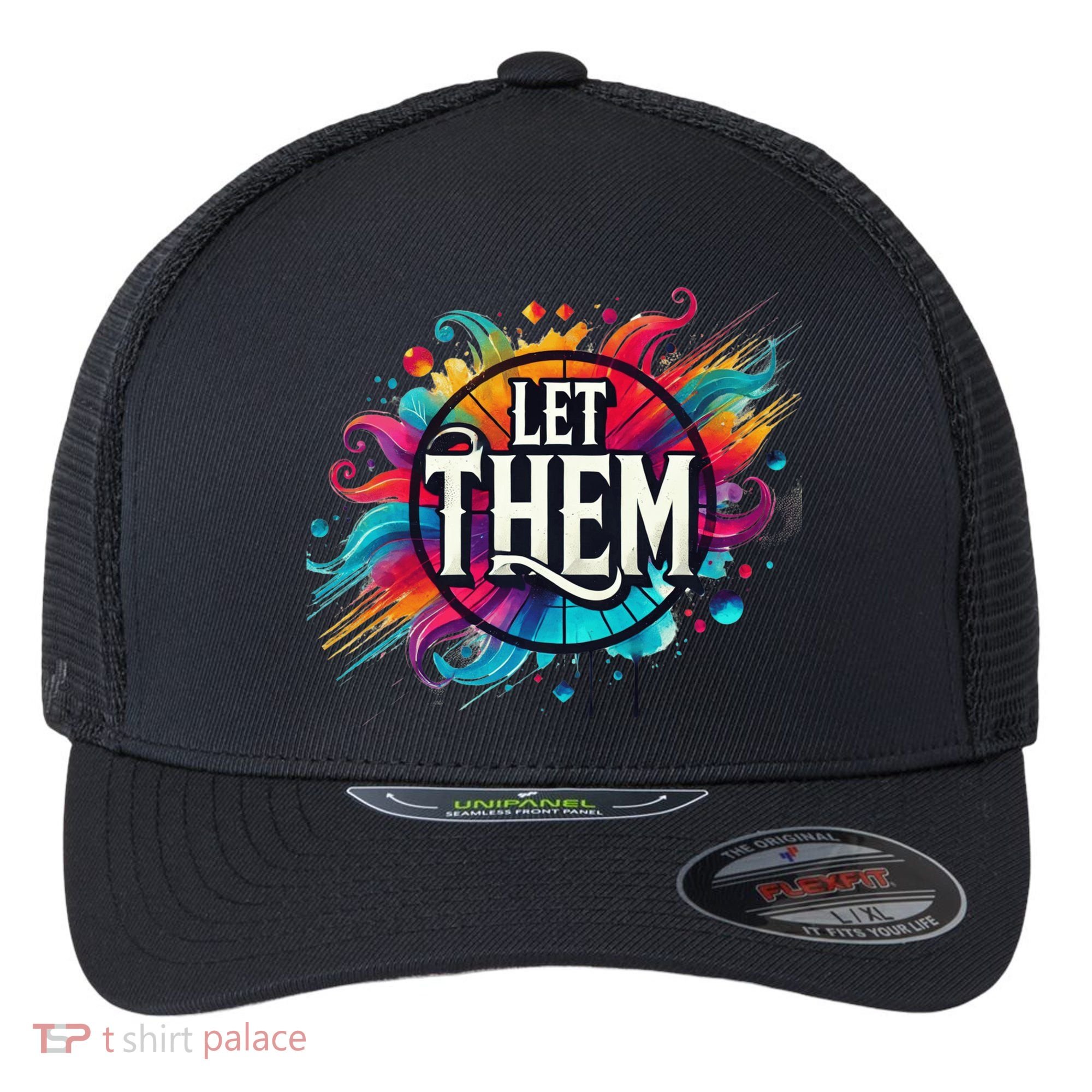 Let Them Flexfit Unipanel Trucker Cap