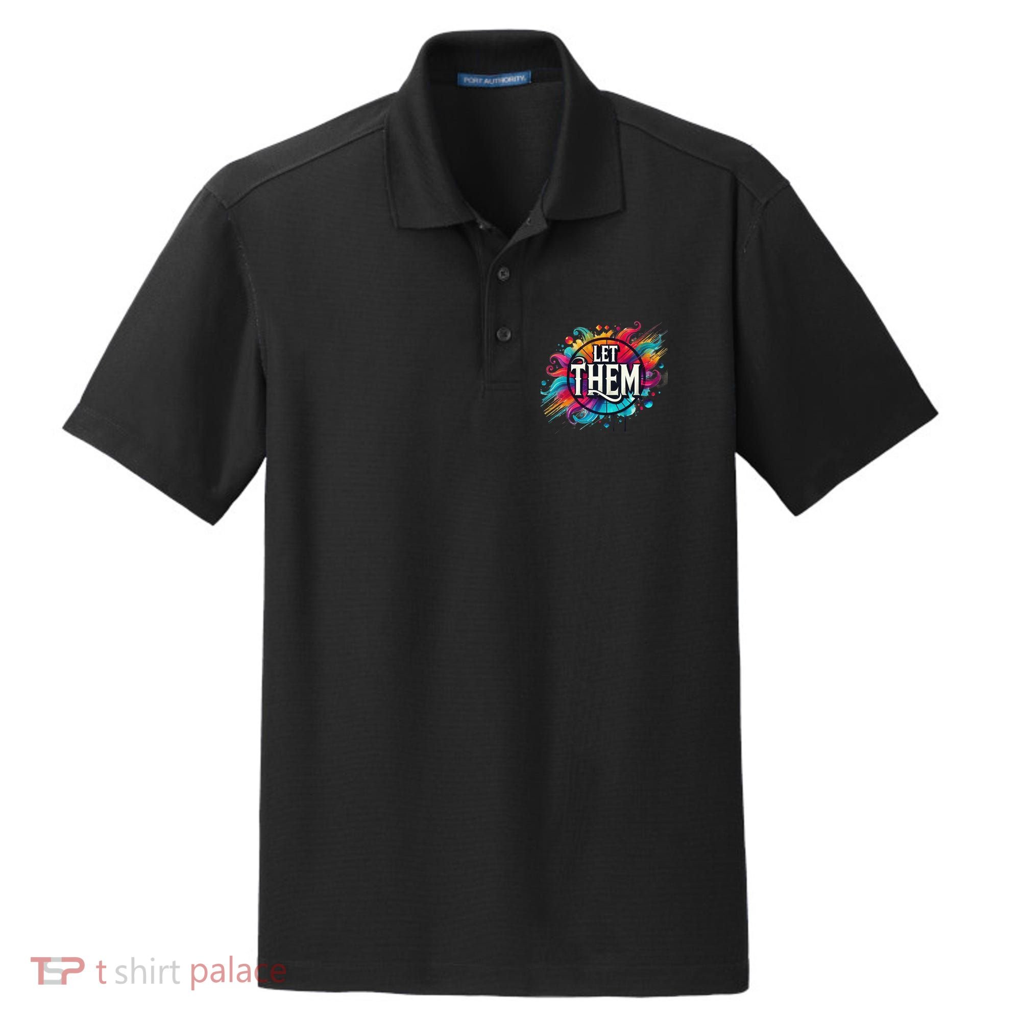 Let Them Dry Zone Grid Polo