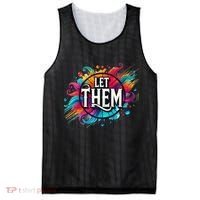 Let Them Mesh Reversible Basketball Jersey Tank thumb 0