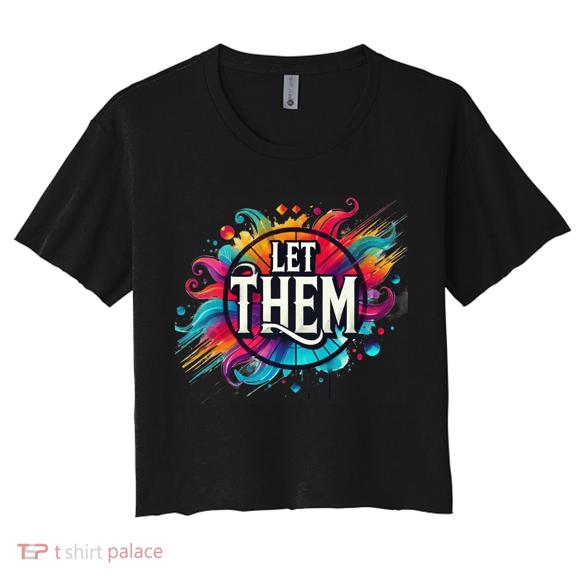 Let Them Women's Crop Top Tee