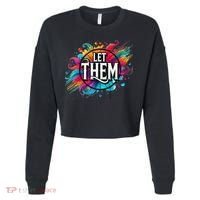 Let Them Cropped Pullover Crew thumb 0