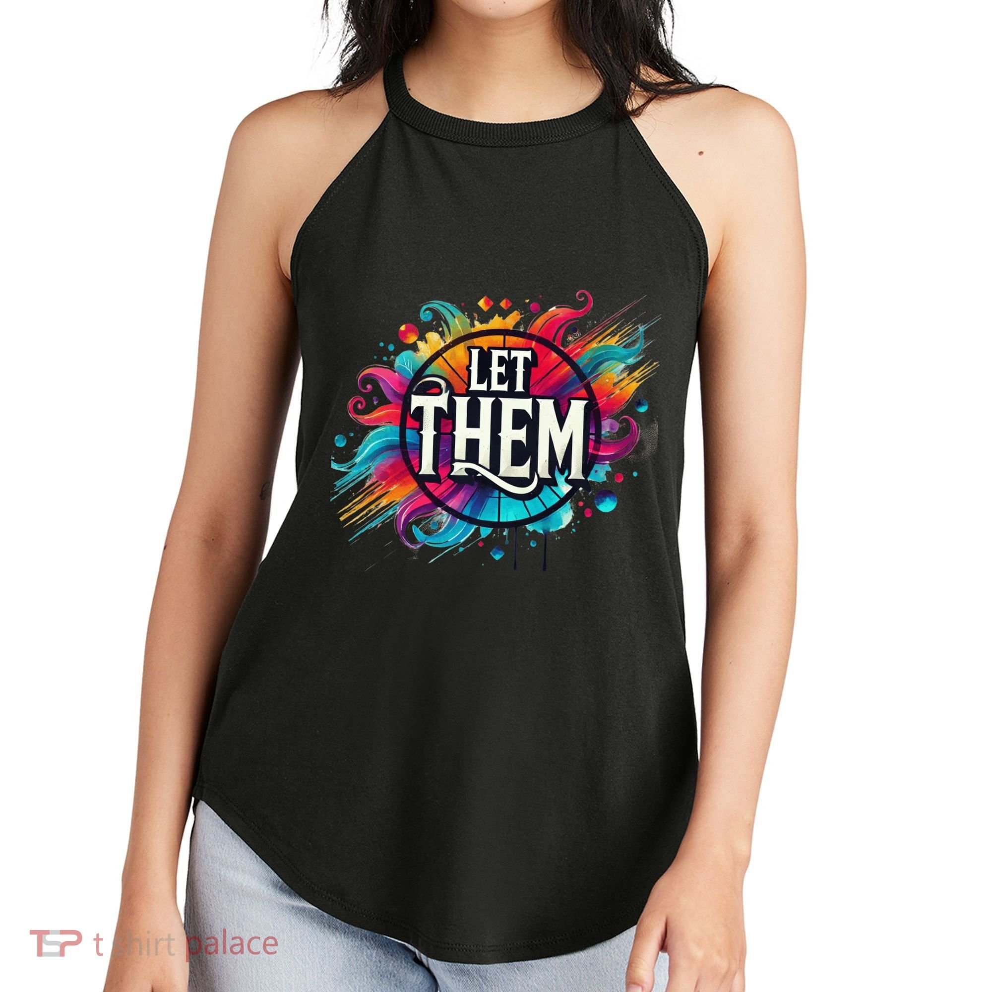 Let Them Women's Perfect Tri Rocker Tank