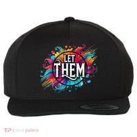 Let Them Wool Snapback Cap thumb 0