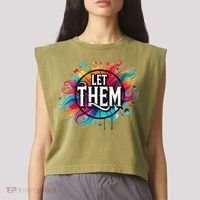 Let Them Garment-Dyed Women's Muscle Tee thumb 2