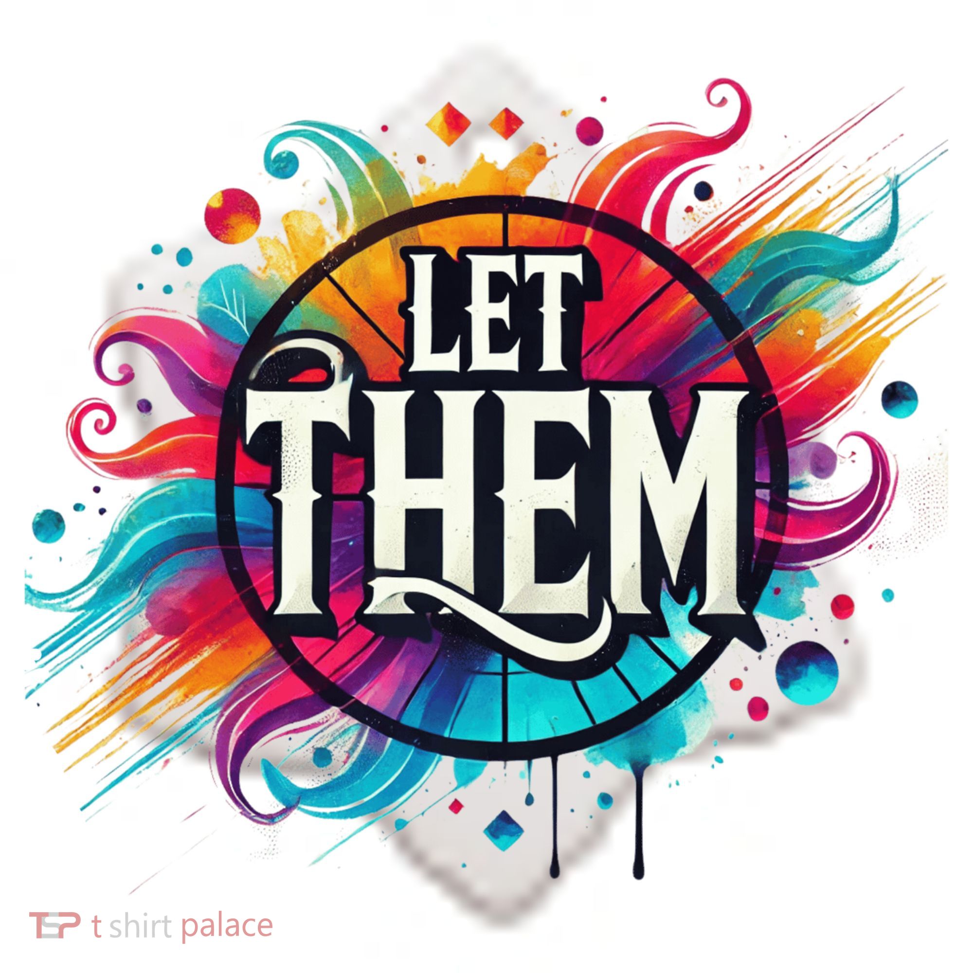 Let Them Ceramic Ornament