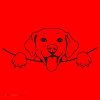 Labrador T Lab Dog Yellow Black Labrador Retriever Santa Hat thumb 1