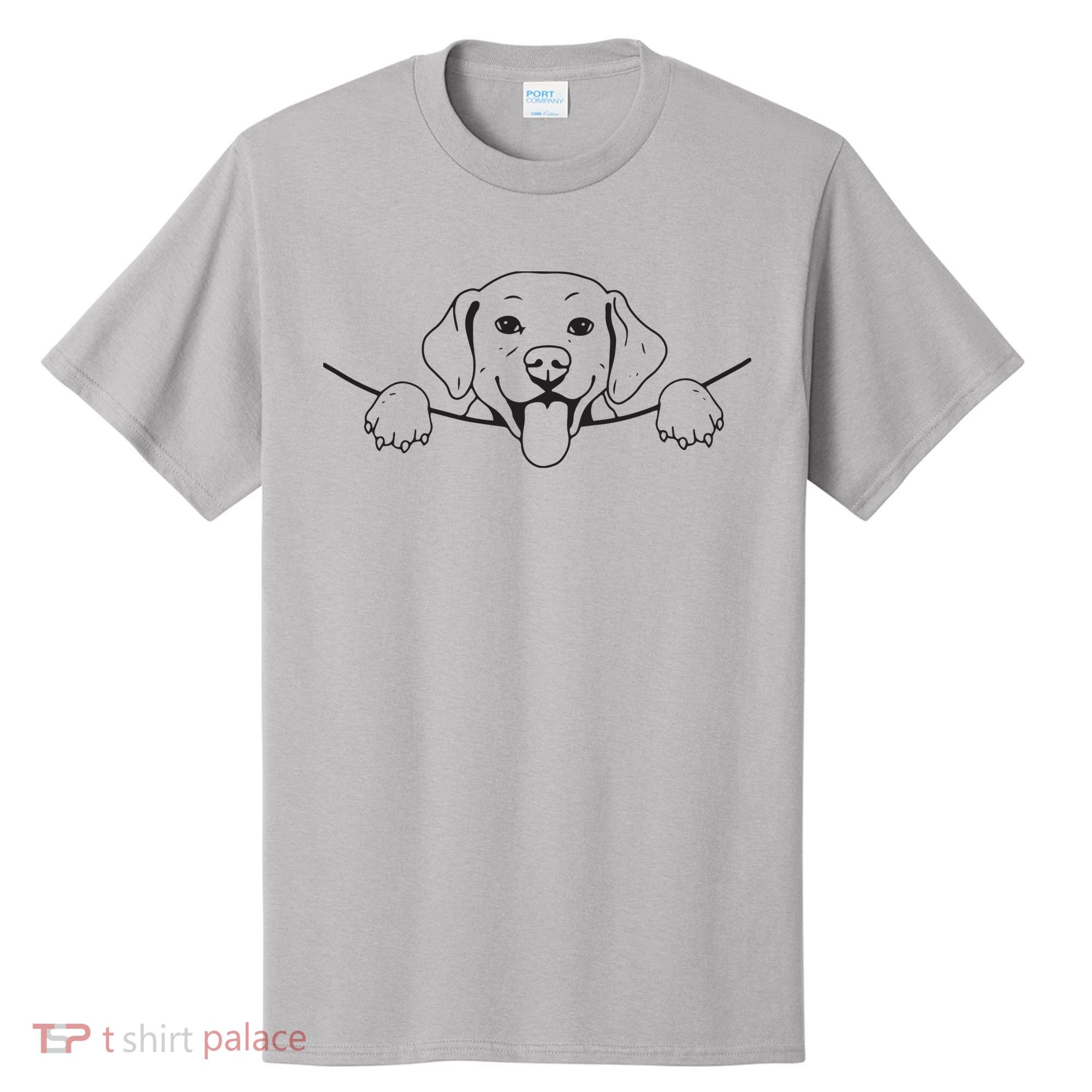 Labrador T Lab Dog Yellow Black Labrador Retriever T-Shirt