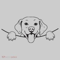 Labrador T Lab Dog Yellow Black Labrador Retriever Mousepad thumb 1