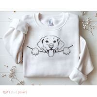 Labrador T Lab Dog Yellow Black Labrador Retriever Sweatshirt thumb 2
