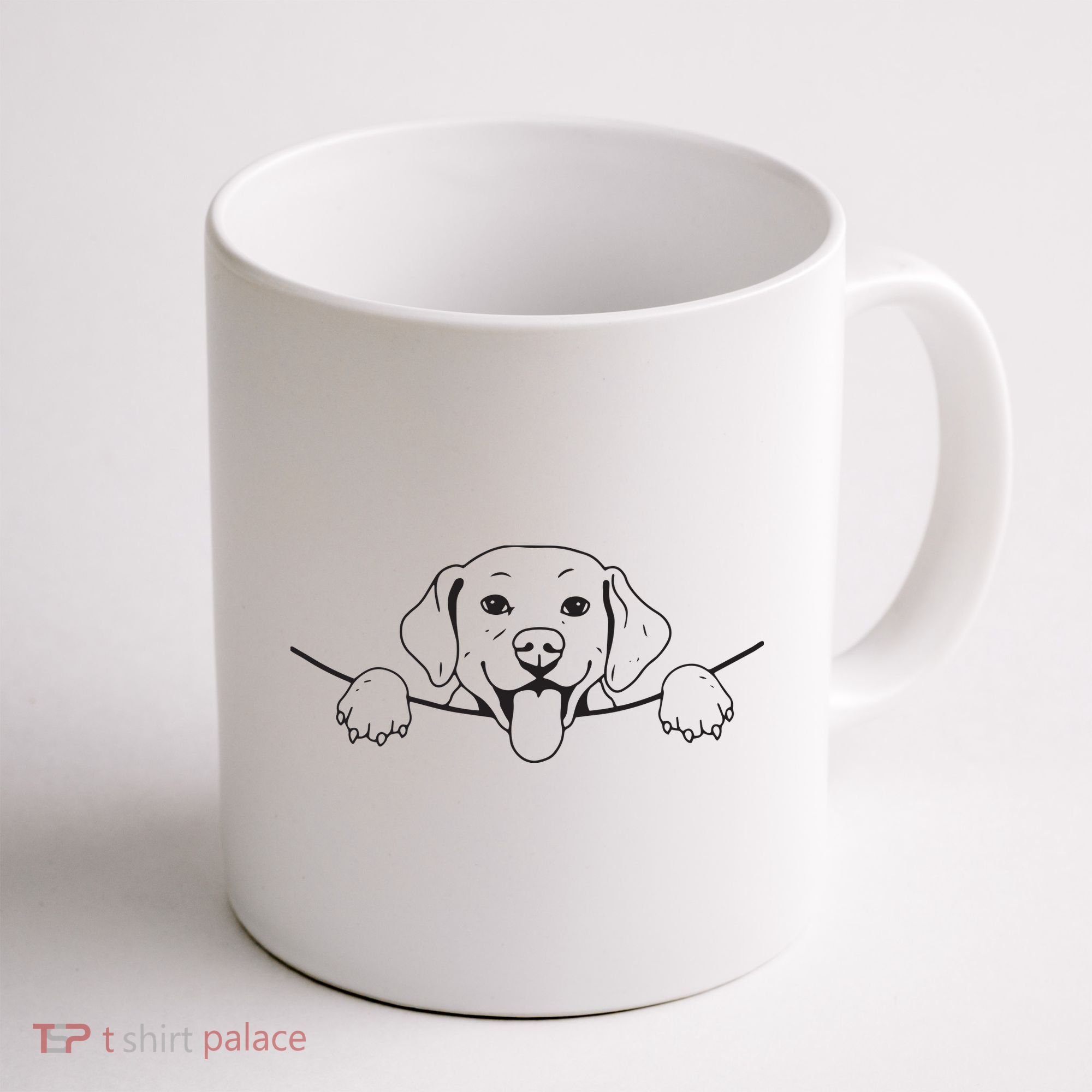 Labrador T Lab Dog Yellow Black Labrador Retriever Coffee Mug