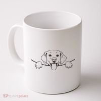 Labrador T Lab Dog Yellow Black Labrador Retriever Coffee Mug thumb 0