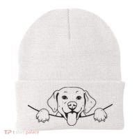 Labrador T Lab Dog Yellow Black Labrador Retriever Beanie thumb 0