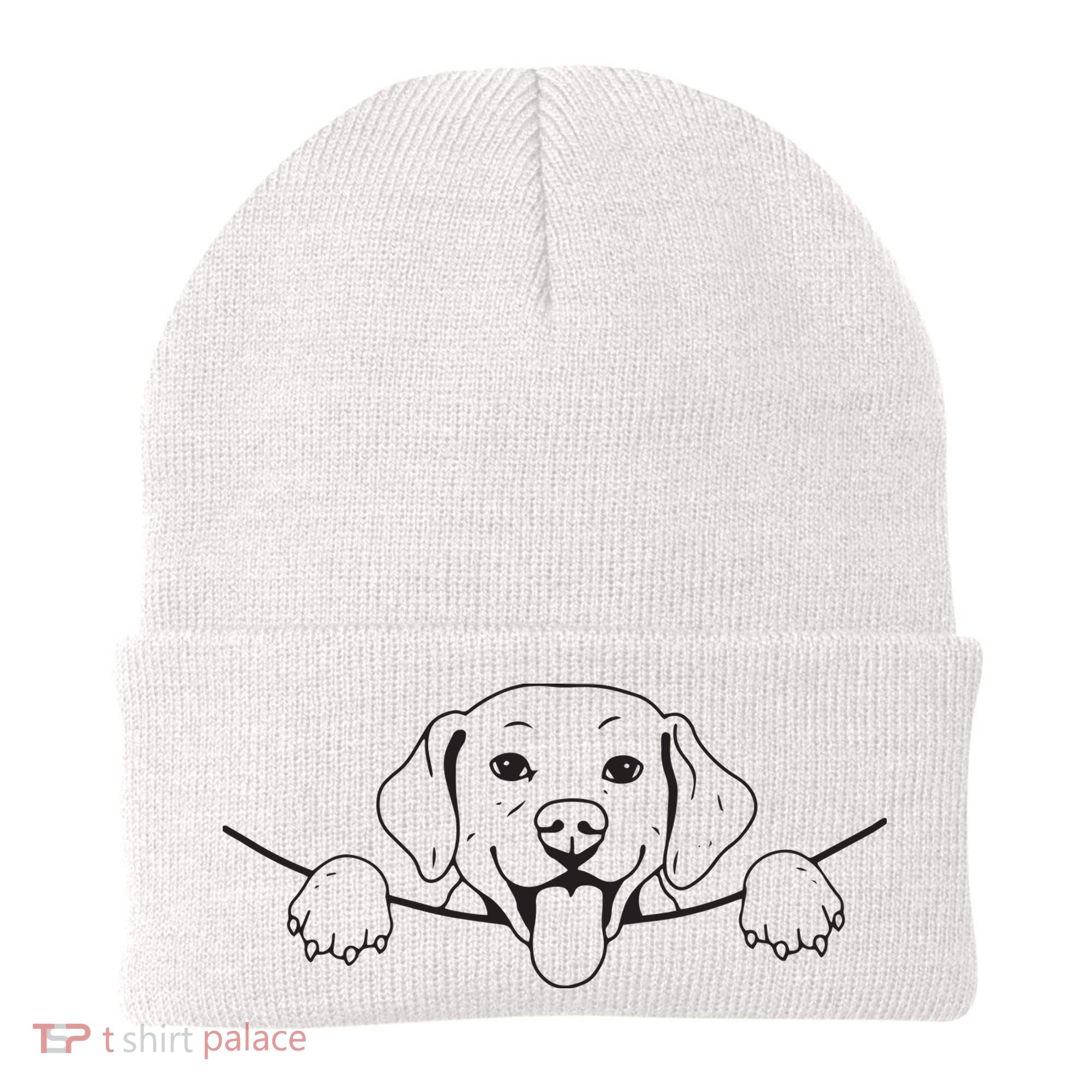 Labrador T Lab Dog Yellow Black Labrador Retriever Beanie