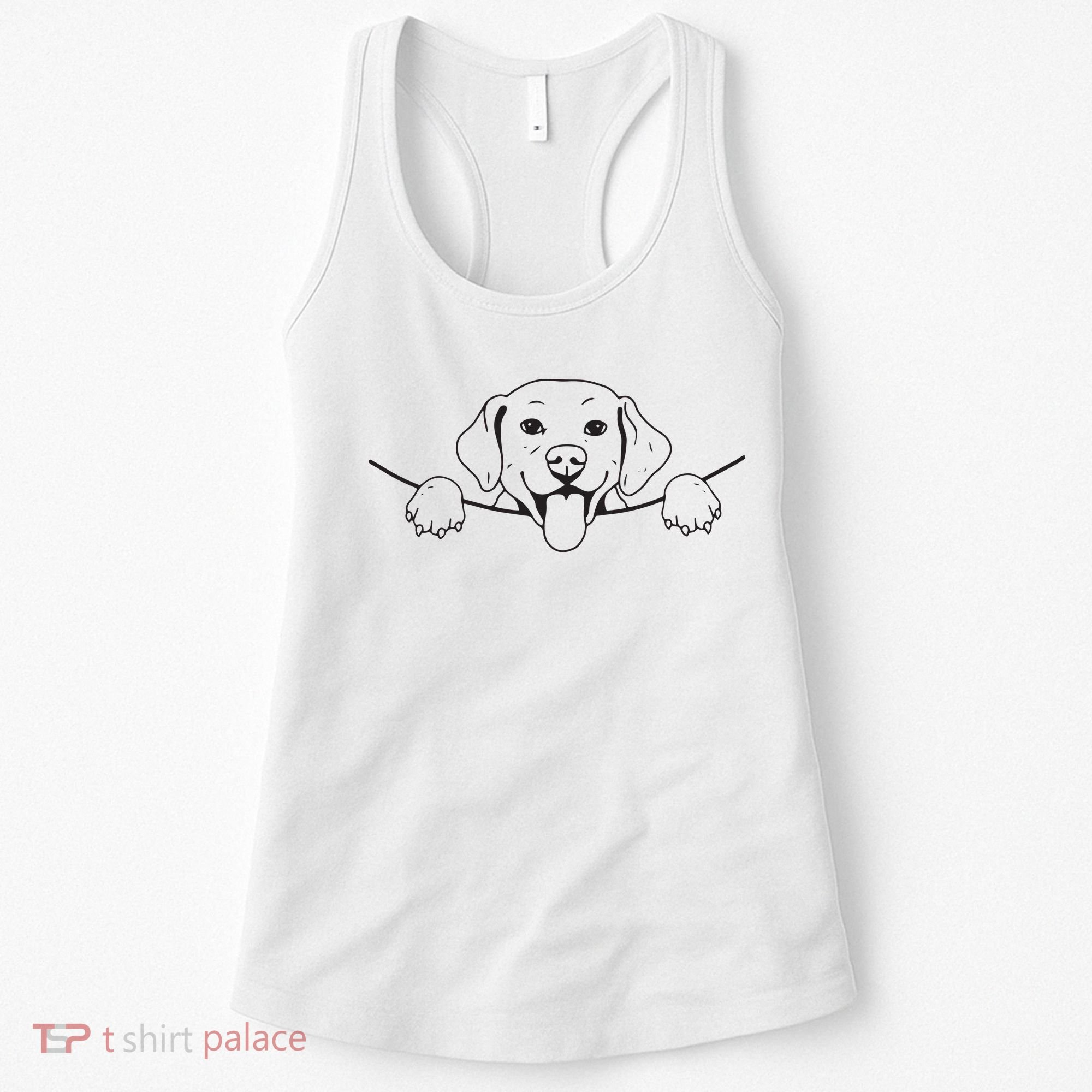 Labrador T Lab Dog Yellow Black Labrador Retriever Women's Tank Top
