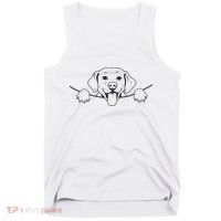 Labrador T Lab Dog Yellow Black Labrador Retriever Tank Top thumb 0