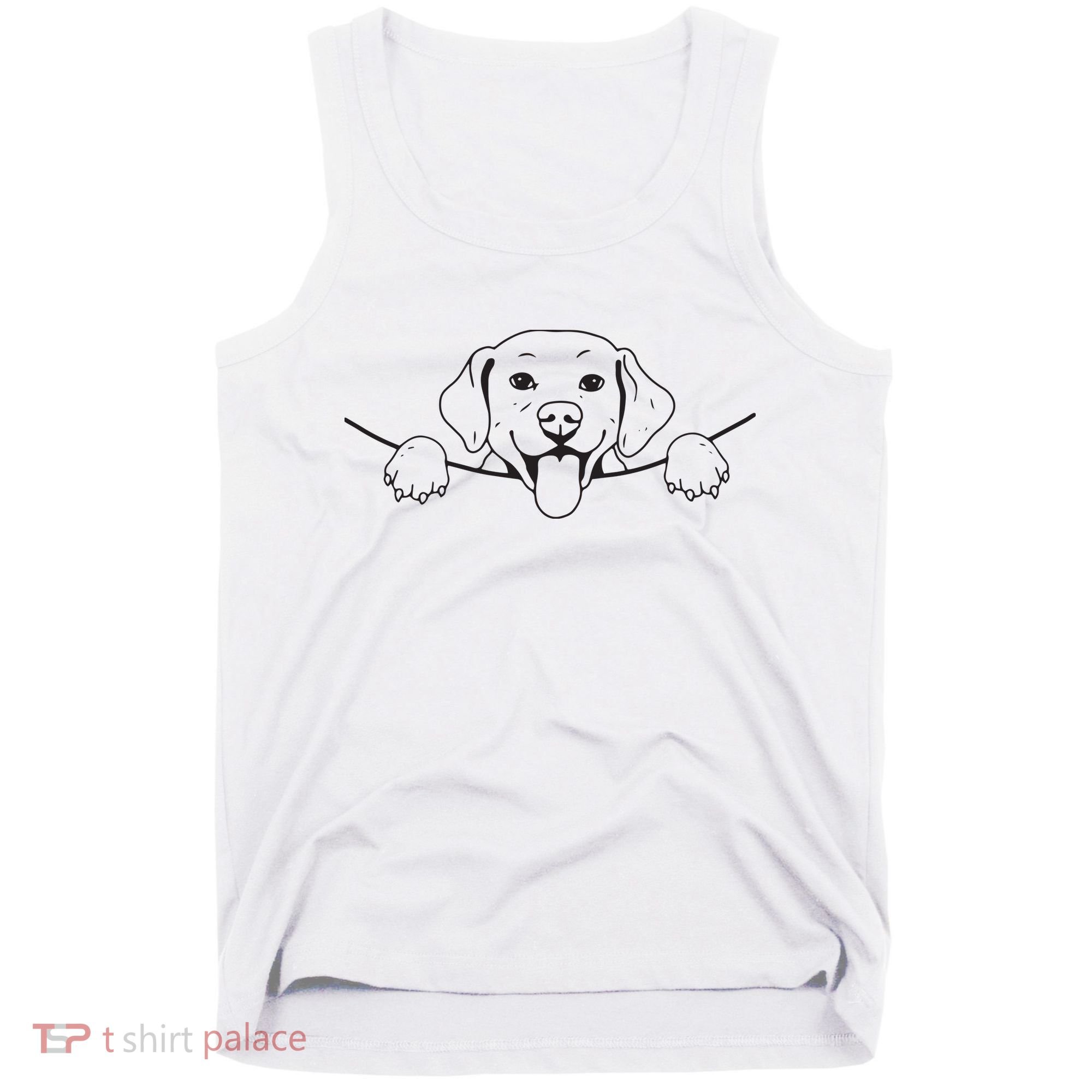 Labrador T Lab Dog Yellow Black Labrador Retriever Tank Top