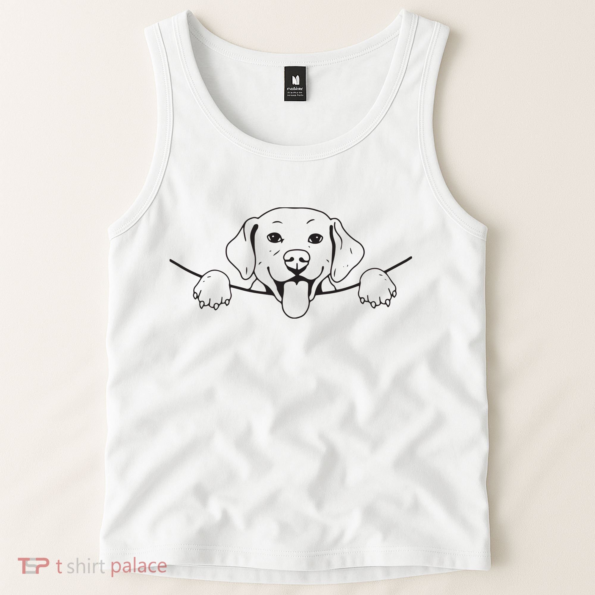 Labrador T Lab Dog Yellow Black Labrador Retriever Tank Top
