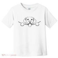Labrador T Lab Dog Yellow Black Labrador Retriever Toddler T-Shirt thumb 0