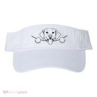 Labrador T Lab Dog Yellow Black Labrador Retriever Visor thumb 0