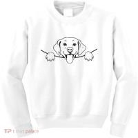 Labrador T Lab Dog Yellow Black Labrador Retriever Kids Sweatshirt thumb 0