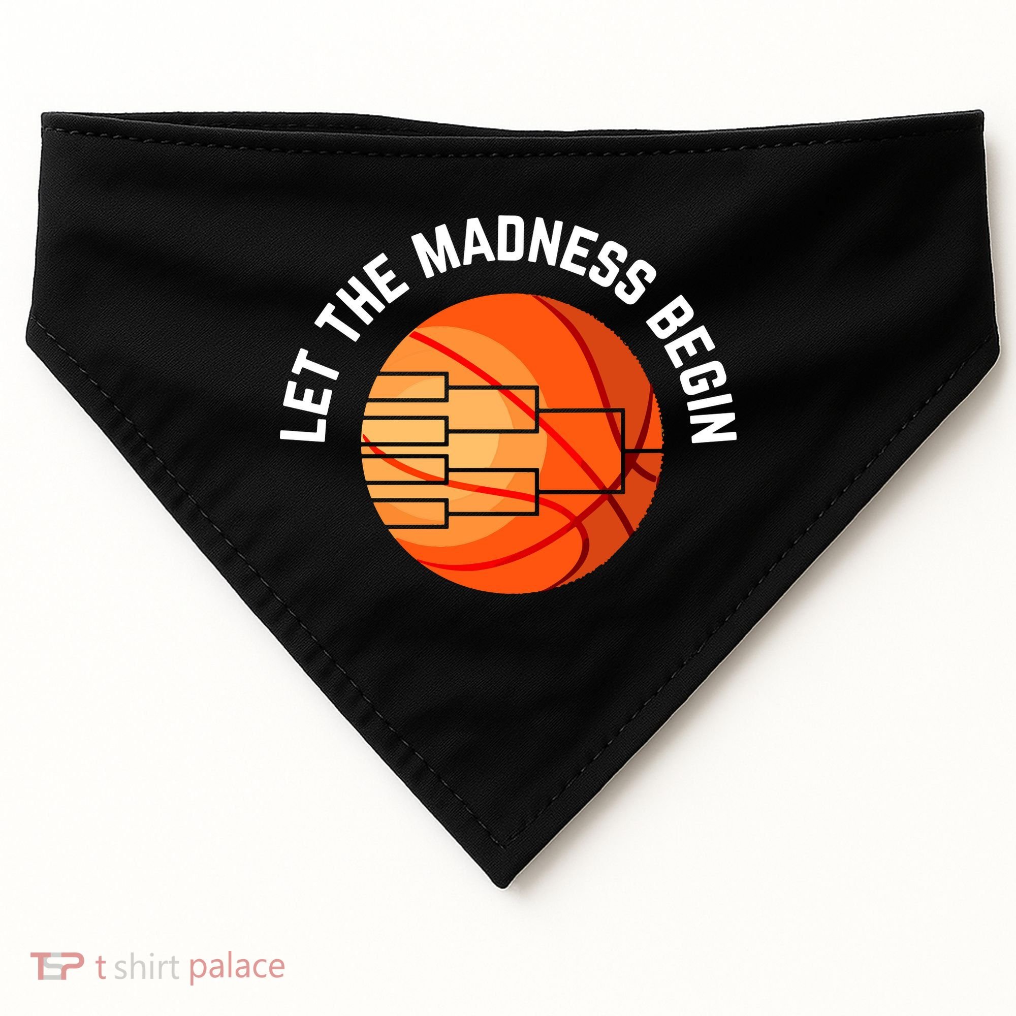 Let The Madness Begin Long Sleeve Basketball USA-Made Doggie Bandana