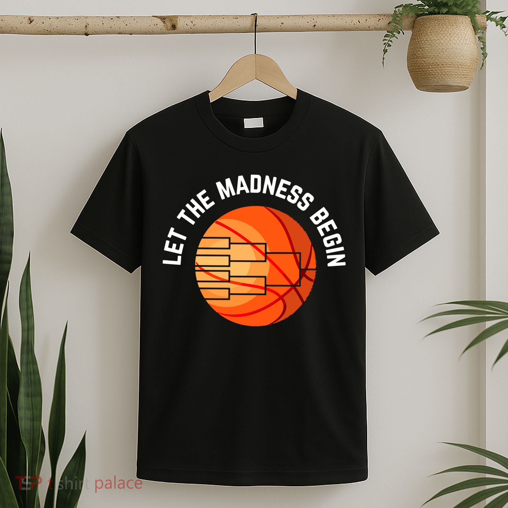 Let The Madness Begin Long Sleeve Basketball T-Shirt
