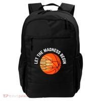 Let The Madness Begin Long Sleeve Basketball Backpack thumb 0
