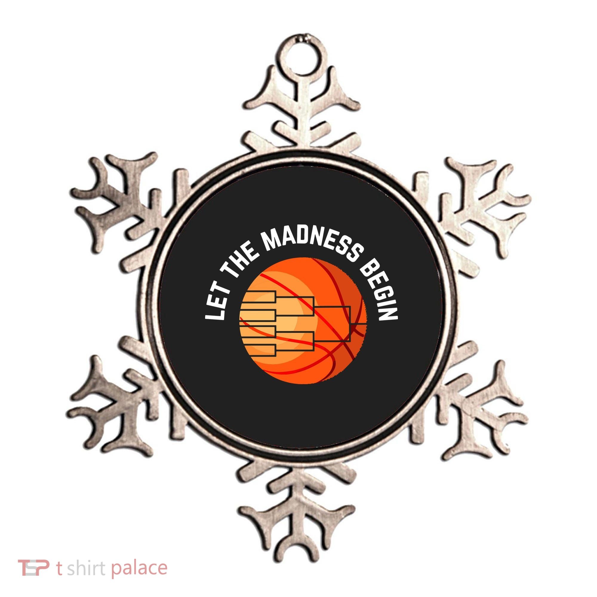 Let The Madness Begin Long Sleeve Basketball Ornament