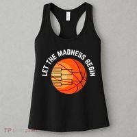 Let The Madness Begin Long Sleeve Basketball Women's Tank Top thumb 3