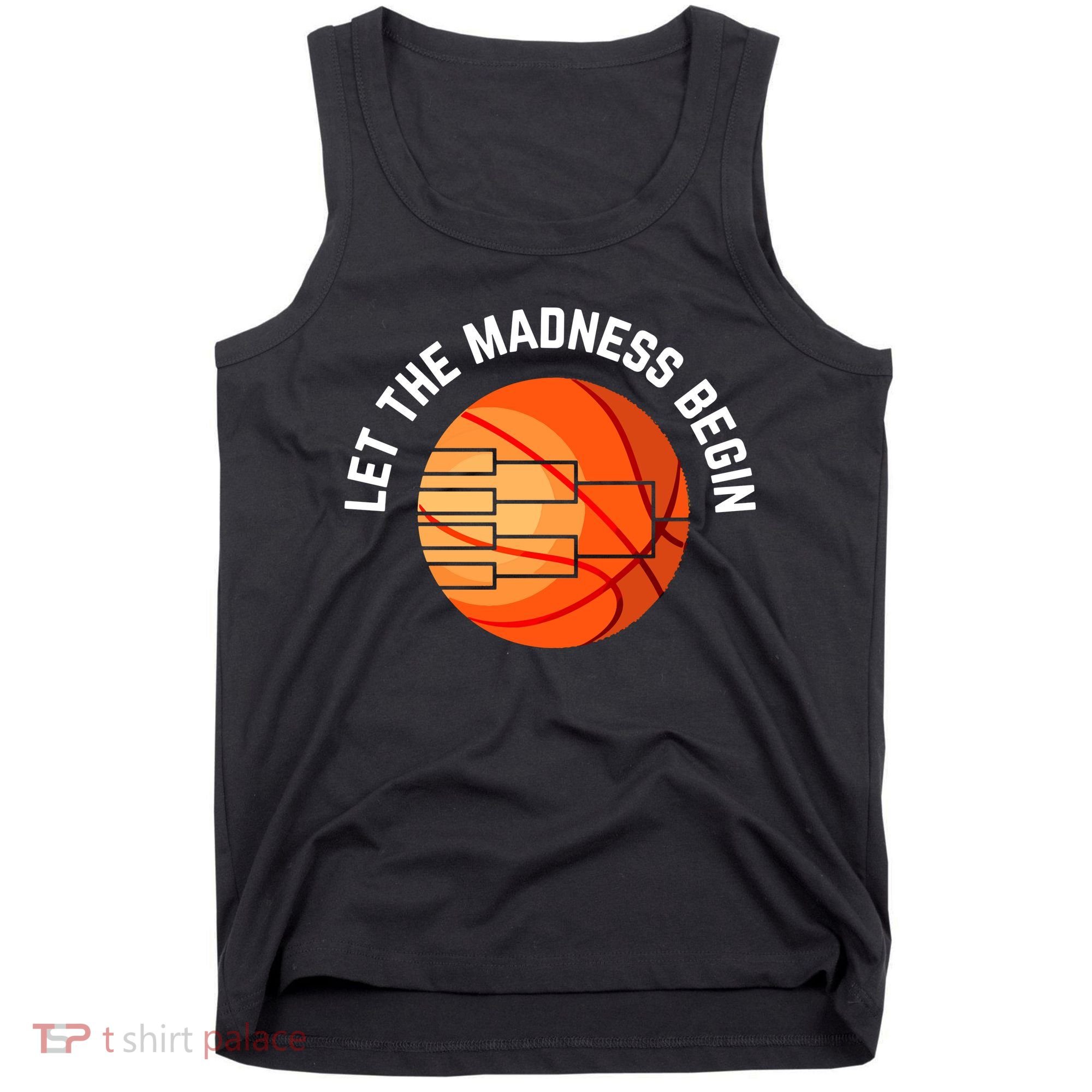 Let The Madness Begin Long Sleeve Basketball Tank Top