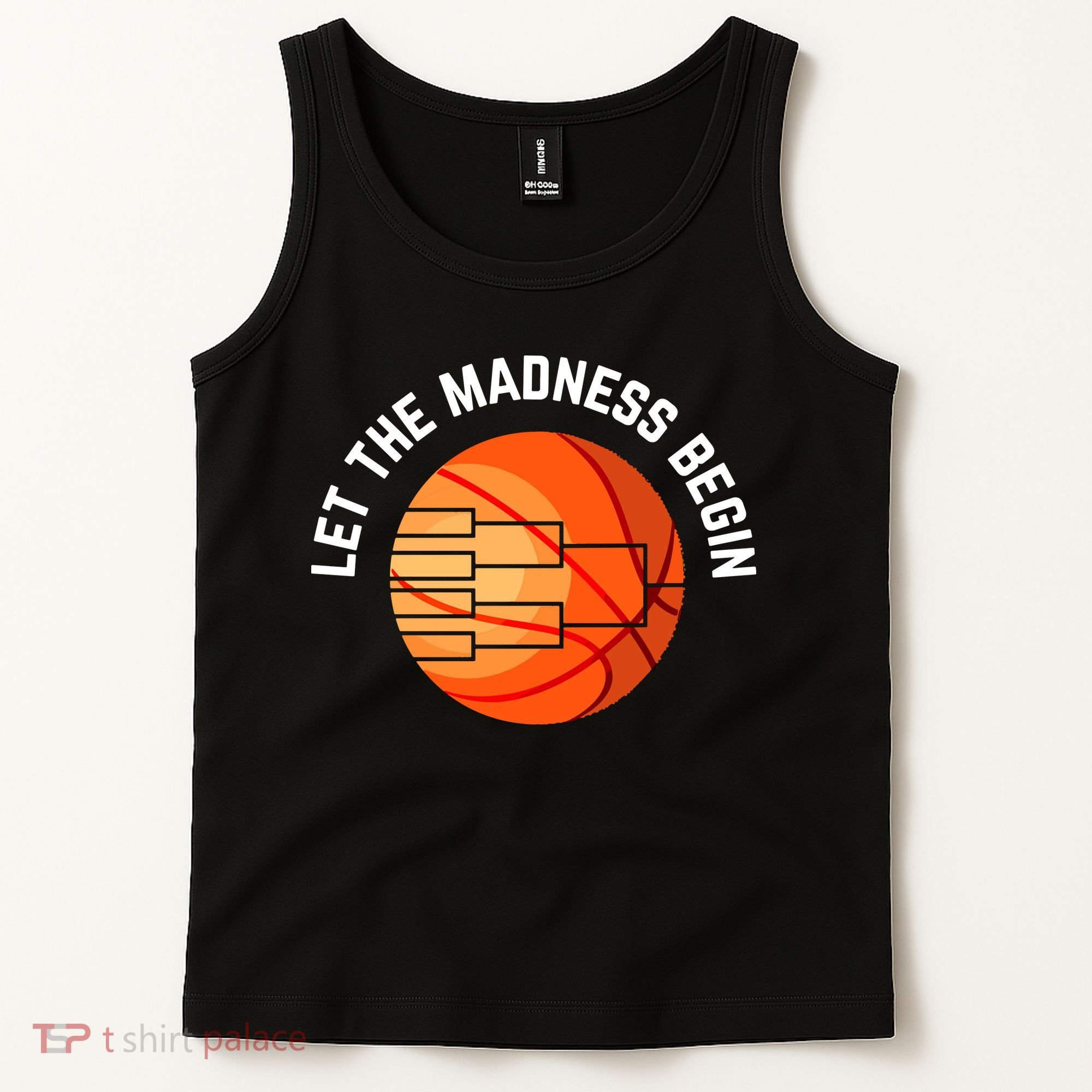 Let The Madness Begin Long Sleeve Basketball Tank Top