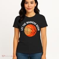 Let The Madness Begin Long Sleeve Basketball Women's T-Shirt thumb 4