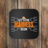 Let the madness begin Basketball Madness College March Coaster thumb 0