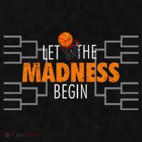 Let The Madness Begin A Funny Gift For Basketball Madness College March Premium Ladies PosiCharge Tri-Blend Wicking Tank thumb 2