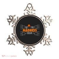 Let The Madness Begin A Funny Gift For Basketball Madness College March Premium Ornament thumb 0