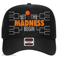Let The Madness Begin A Funny Gift For Basketball Madness College March Premium Hat thumb 0