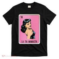 La Tia Mamacita Mexican Slang Chicano Bingo Cards T-Shirt thumb 0