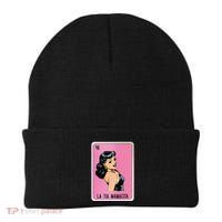 La Tia Mamacita Mexican Slang Chicano Bingo Cards Beanie thumb 0