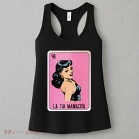 La Tia Mamacita Mexican Slang Chicano Bingo Cards Women's Tank Top thumb 3