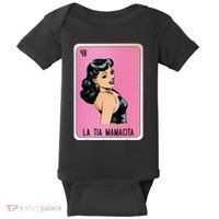 La Tia Mamacita Mexican Slang Chicano Bingo Cards Baby Bodysuit thumb 0