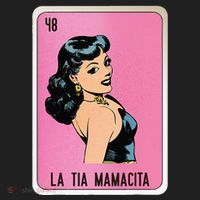 La Tia Mamacita Mexican Slang Chicano Bingo Cards Hat thumb 2