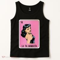 La Tia Mamacita Mexican Slang Chicano Bingo Cards Tank Top thumb 2