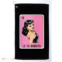 La Tia Mamacita Mexican Slang Chicano Bingo Cards Golf Towel thumb 0