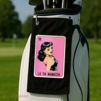 La Tia Mamacita Mexican Slang Chicano Bingo Cards Golf Towel thumb 2