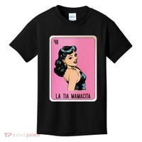 La Tia Mamacita Mexican Slang Chicano Bingo Cards Kids T-Shirt thumb 0