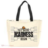 Let The Madness Begin College March Brackets Tournament Tote Bag thumb 0
