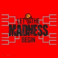 Let The Madness Begin College March Brackets Tournament Santa Hat thumb 1