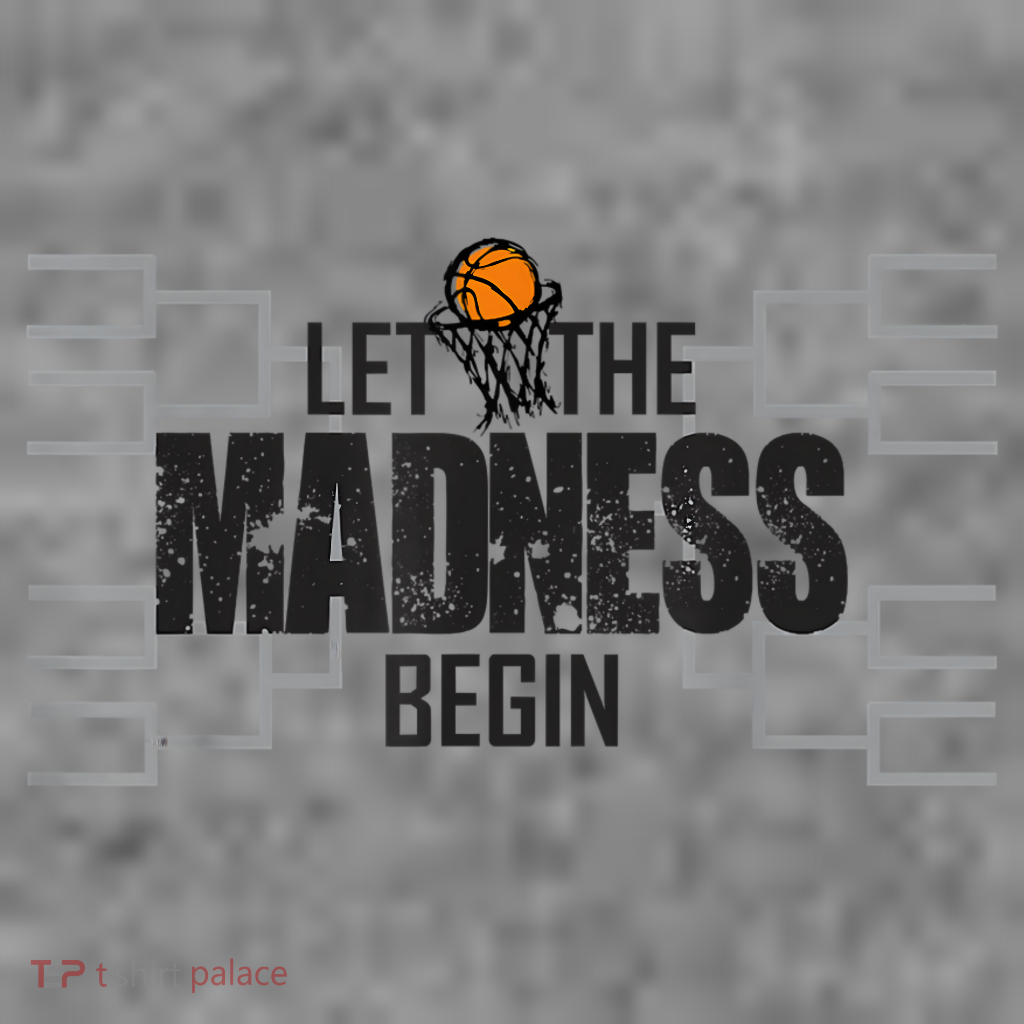 Let The Madness Begin College March Brackets Tournament Toddler Hoodie